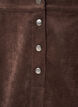 Korte corduroy rok met drukknopen, Bruin, Packshot image number 2