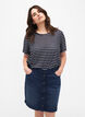 FLASH - Denim rok met knoopsluiting, Blauw, Model image number 0