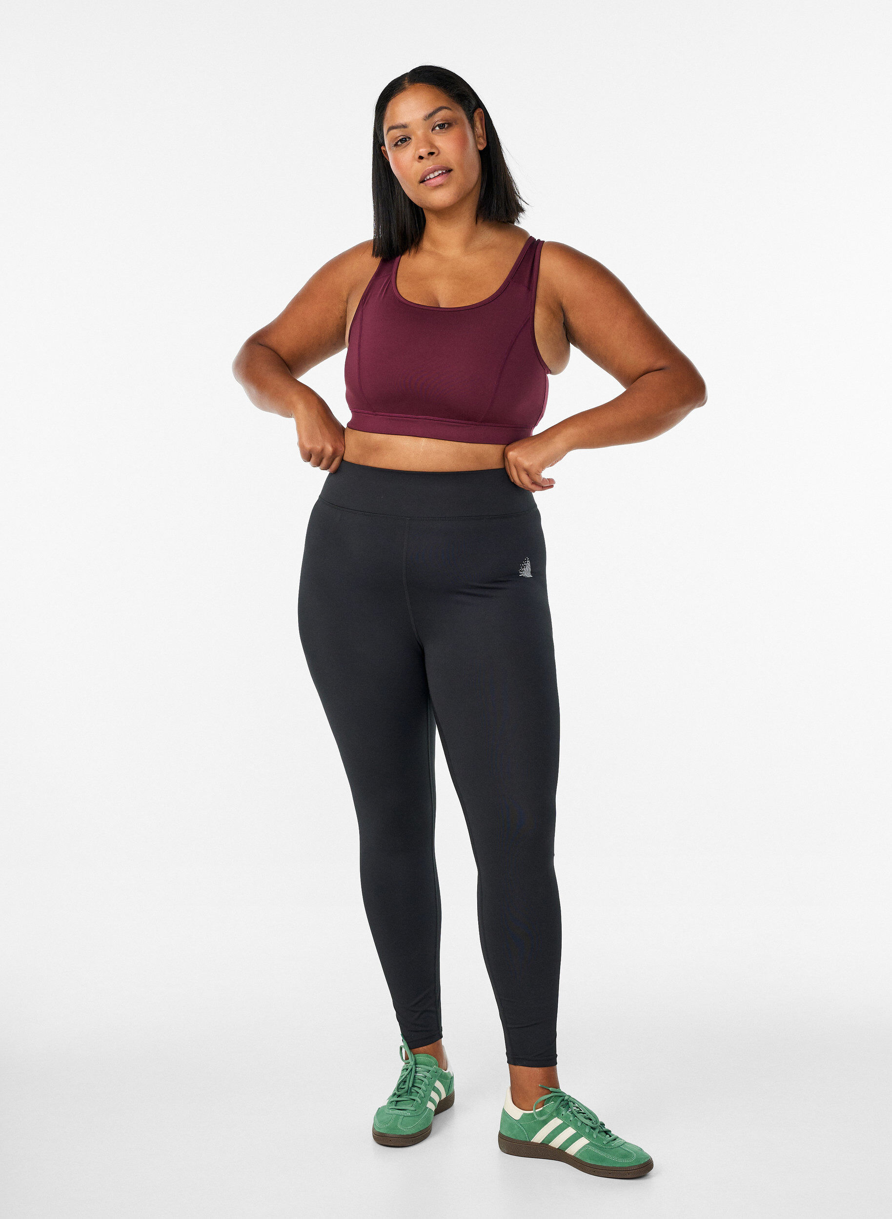 ZizziSport-bh met racerback, Rood, Model image number 1