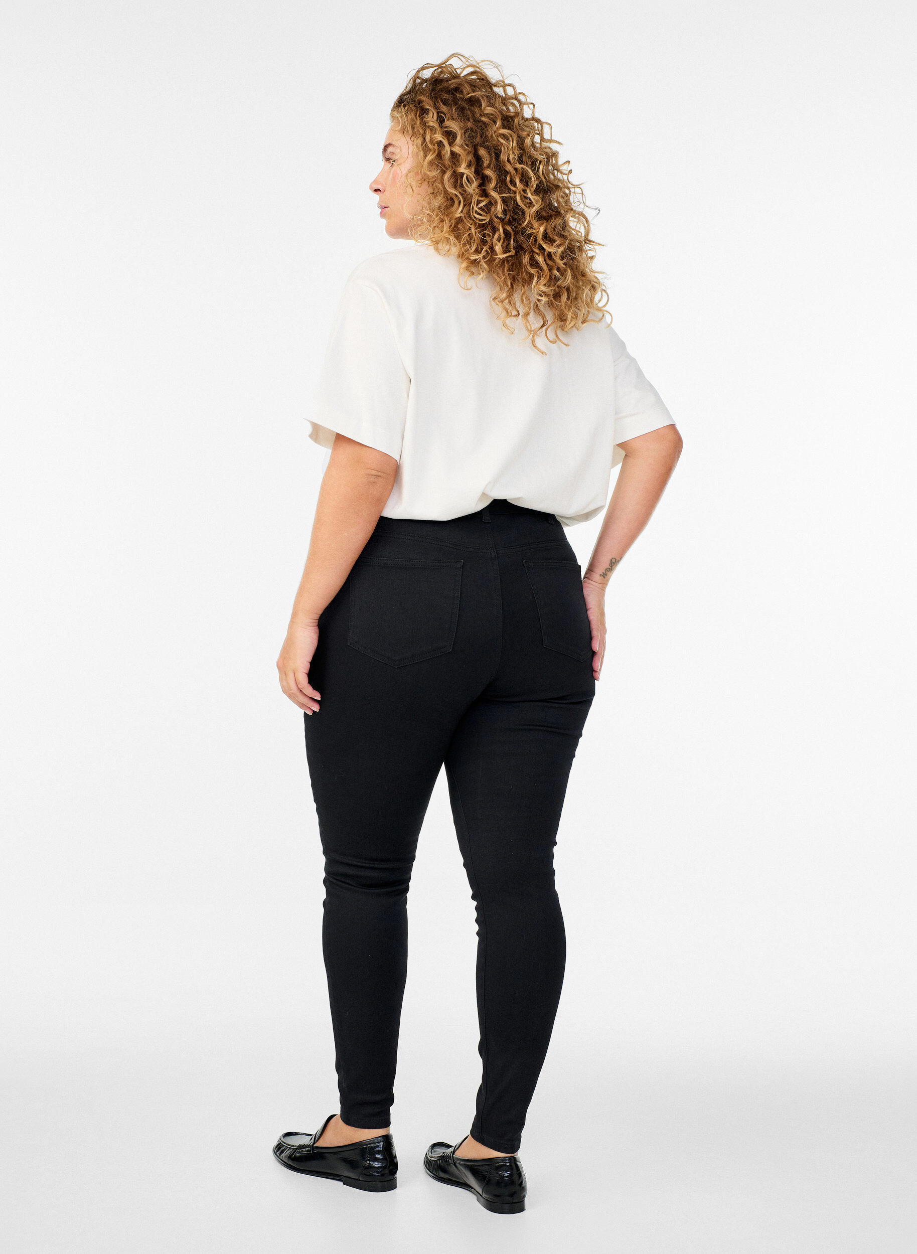 ZizziJean Amy super slim &agrave; taille haute, Noir, Model image number 1