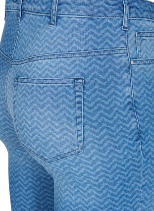 Amy jeans met hoge taille en print, Ethnic Pri, Packshot image number 3