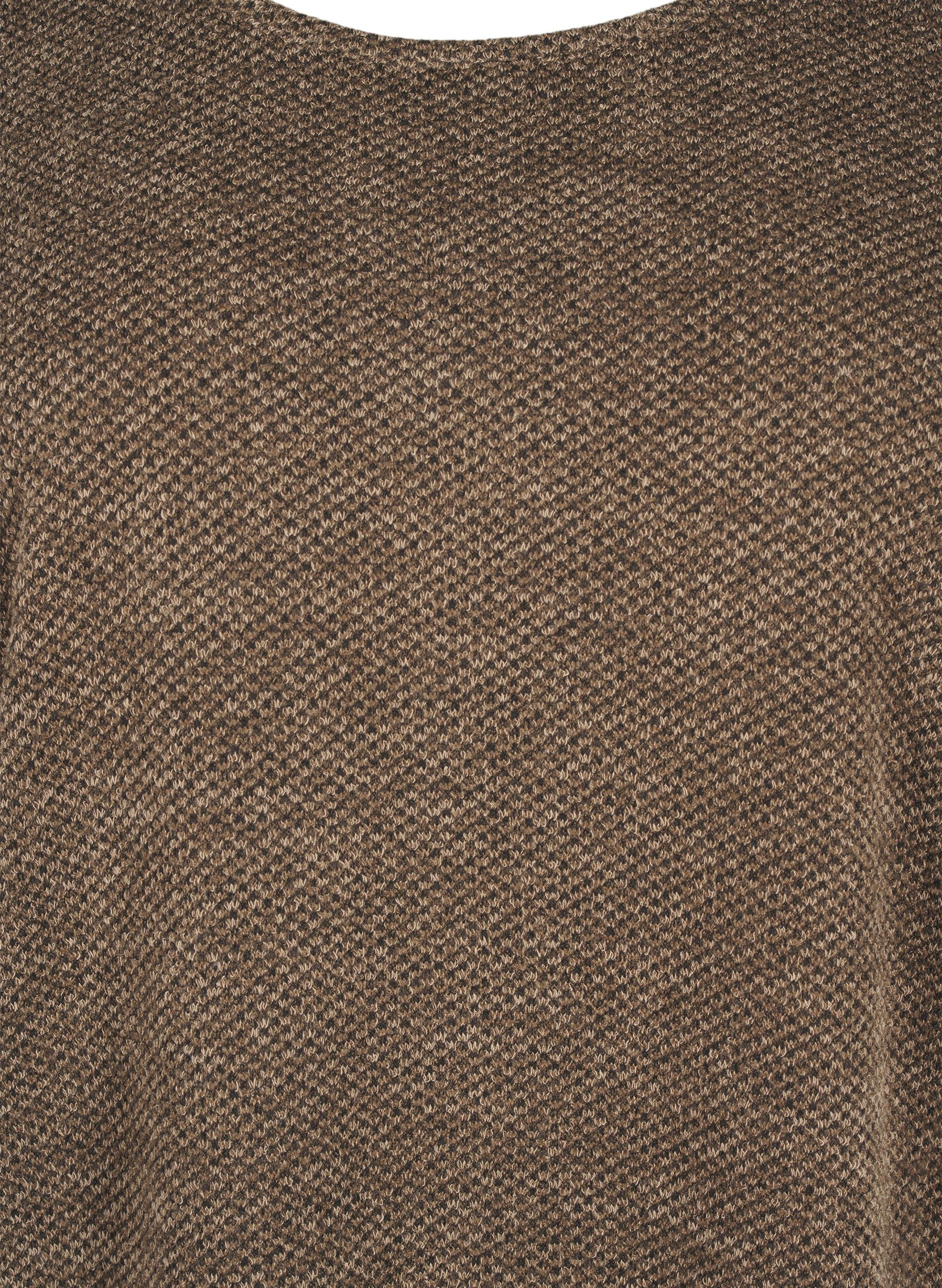 Zizzi Robe t-shirt &agrave; manches courtes, Caribou, Packshot image number 2