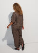 Geruite blouse met borstzakken, Bruin, Model image number 2
