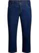 Vera jeans cropped &agrave; coupe droite, Bleu, Packshot image number 0