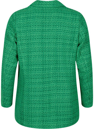 Bouclé blazer, Verdant Green, Packshot image number 1