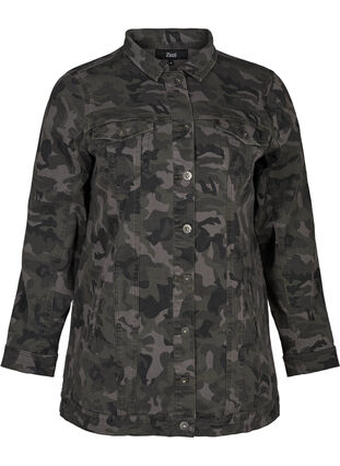 Camouflage jas in katoen, Camouflage, Packshot image number 0