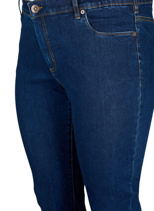Slim-fit Emily jeans met normale taille, Dark blue, Packshot image number 2