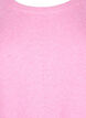 Gebreide blouse met ronde hals, Begonia Pink Mel., Packshot image number 2