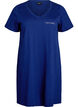 Chemise de nuit en coton biologique et &agrave; col en V, Bleu, Packshot image number 0