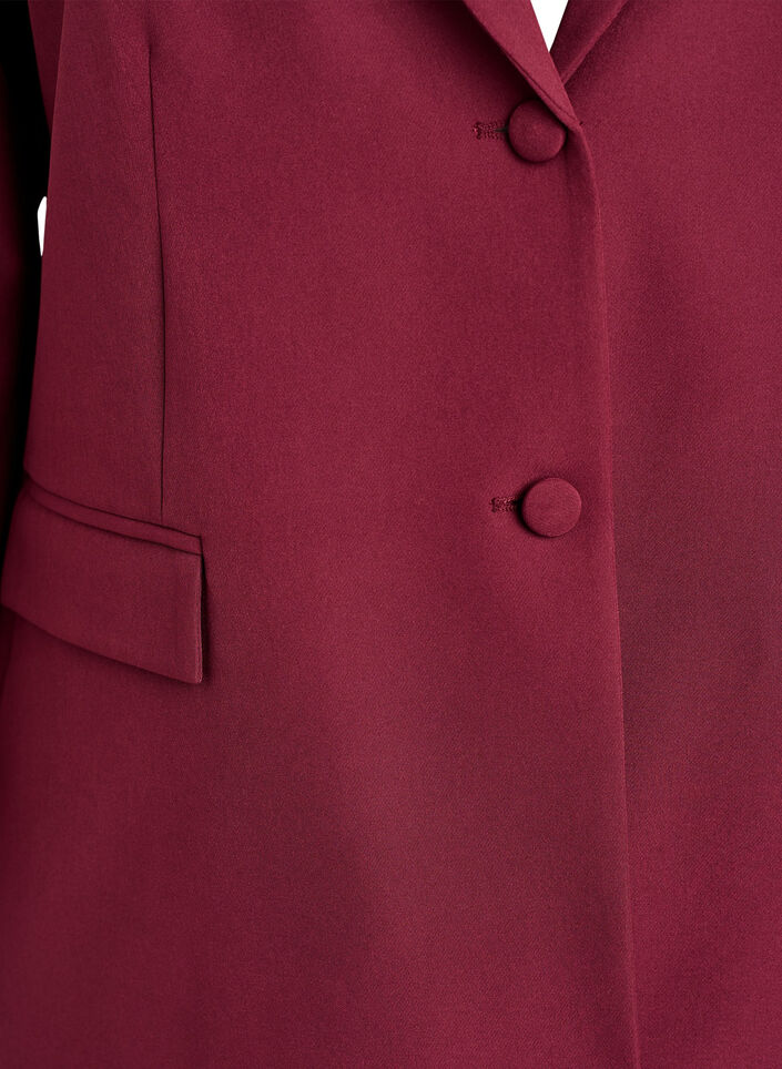 Blazer classique avec fermeture &agrave; boutons, Bordeaux, Packshot
