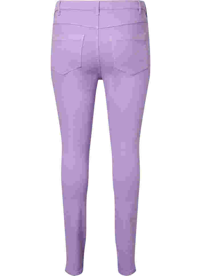 Amy jeans met hoge taille en super slanke pasvorm, Lavender, Packshot image number 1