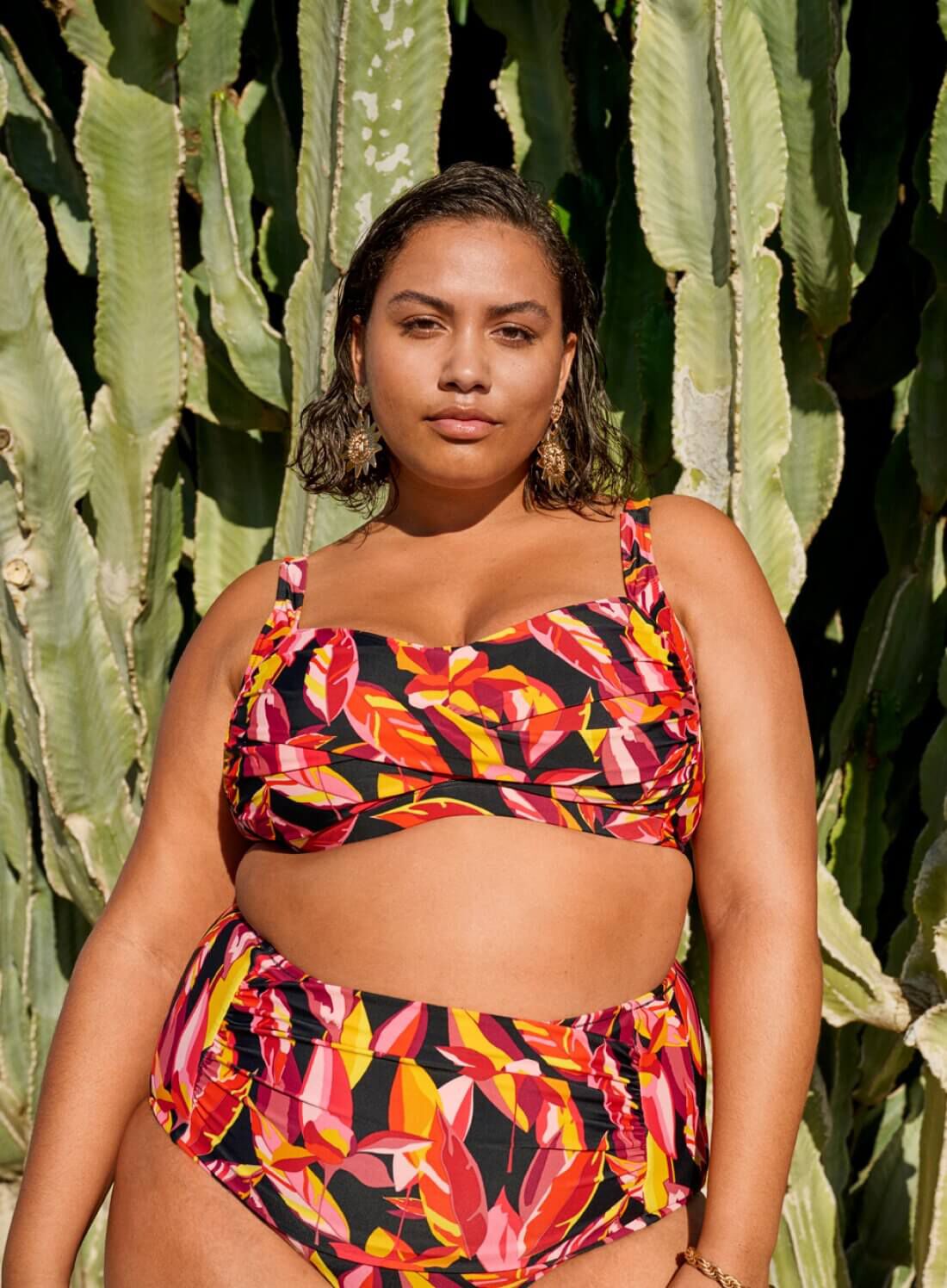ZizziBikiniset met bladeren, , Model