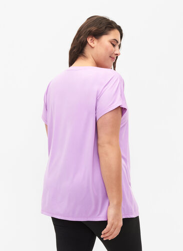 T-shirt d'entraînement à manches courtes, African Violet, Model image number 1