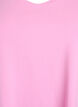 Basic effen katoenen t-shirt, Roze, Packshot image number 2