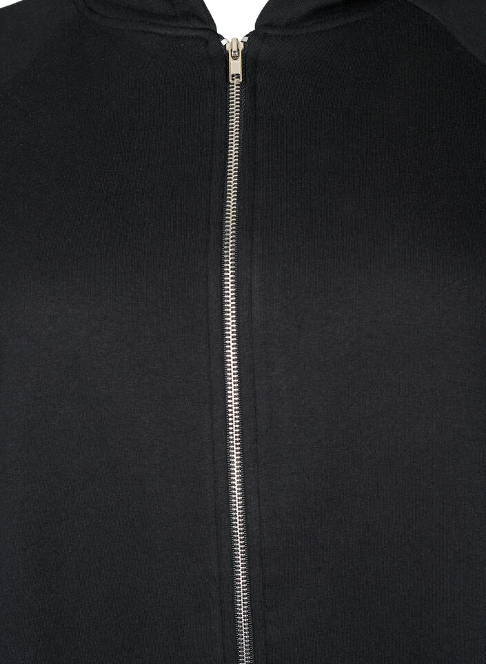 Sweatshirt met capuchon, Black, Packshot image number 2