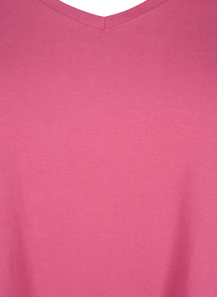 Effen basic T-shirt van katoen, Rood, Packshot image number 2