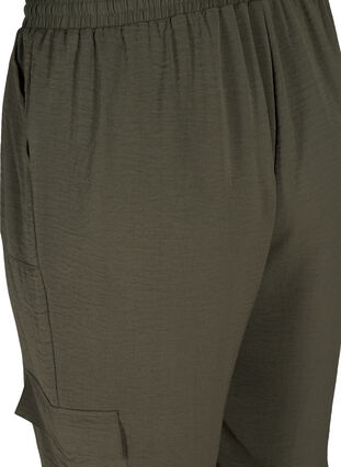 Pantalon ample avec de grandes poches, Black Olive, Packshot image number 3