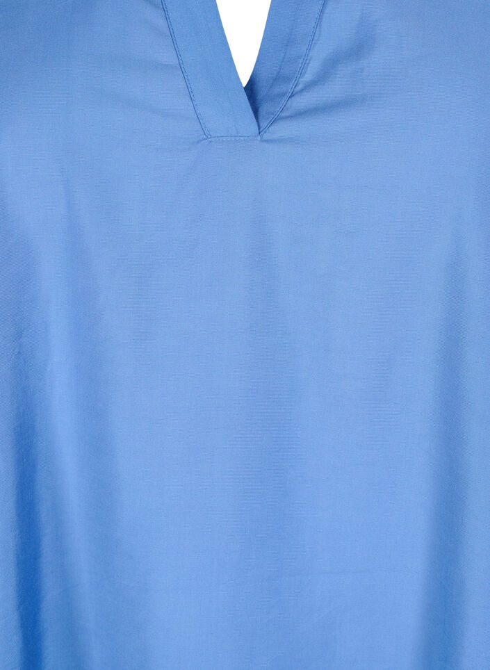 Tunique en viscose avec décolleté en V et col, Riverside, Packshot image number 2