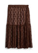 Jupe maxi en dentelle, Marron, Packshot image number 0