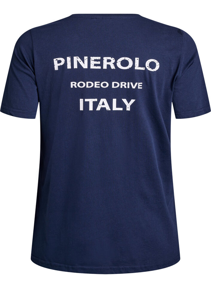 T-shirt imprim&eacute;, Bleu, Packshot image number 1