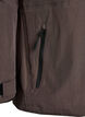 Waterdichte winterjas met afneembare capuchon, Bruin, Packshot image number 3