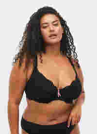 Support the breasts - Soutien-gorge à armatures, Black, Model