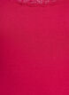 Haut avec bordure en dentelle, Rose, Packshot image number 2