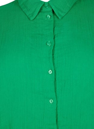 Overhemd met katoenen mousseline kraag, Jolly Green, Packshot image number 2