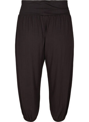 Pantalon capri ample avec élastique, Black, Packshot image number 1