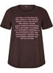 T-shirt imprim&eacute;, Marron, Packshot image number 0