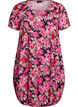 Robe en coton &agrave; manches courtes avec imprim&eacute;, Noir, Packshot image number 0