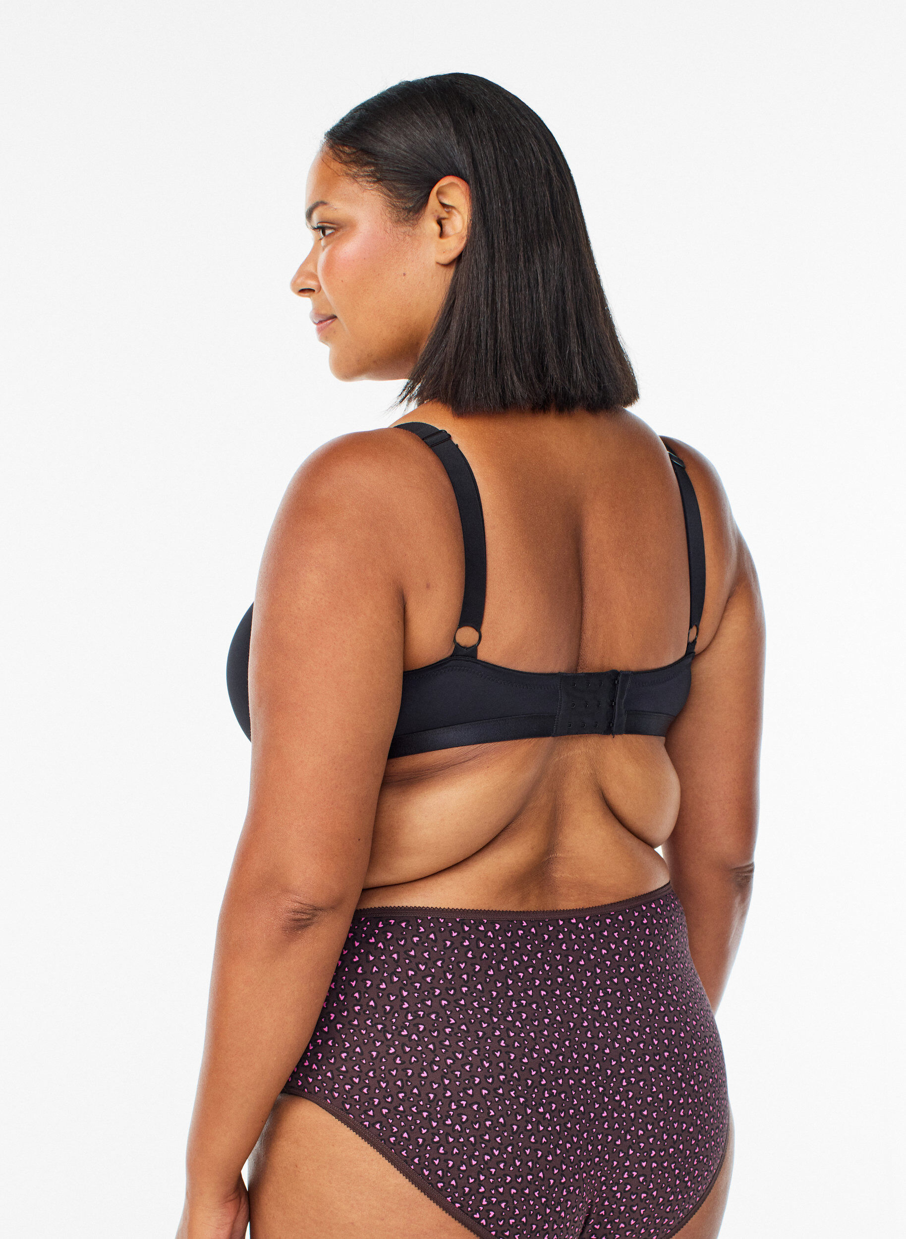 Zizzi7-pack slip met normale taille, Roze, Model image number 1