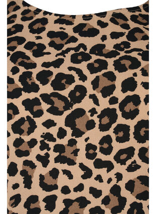 Robe imprimée à manches 3/4, Leopard, Packshot image number 2