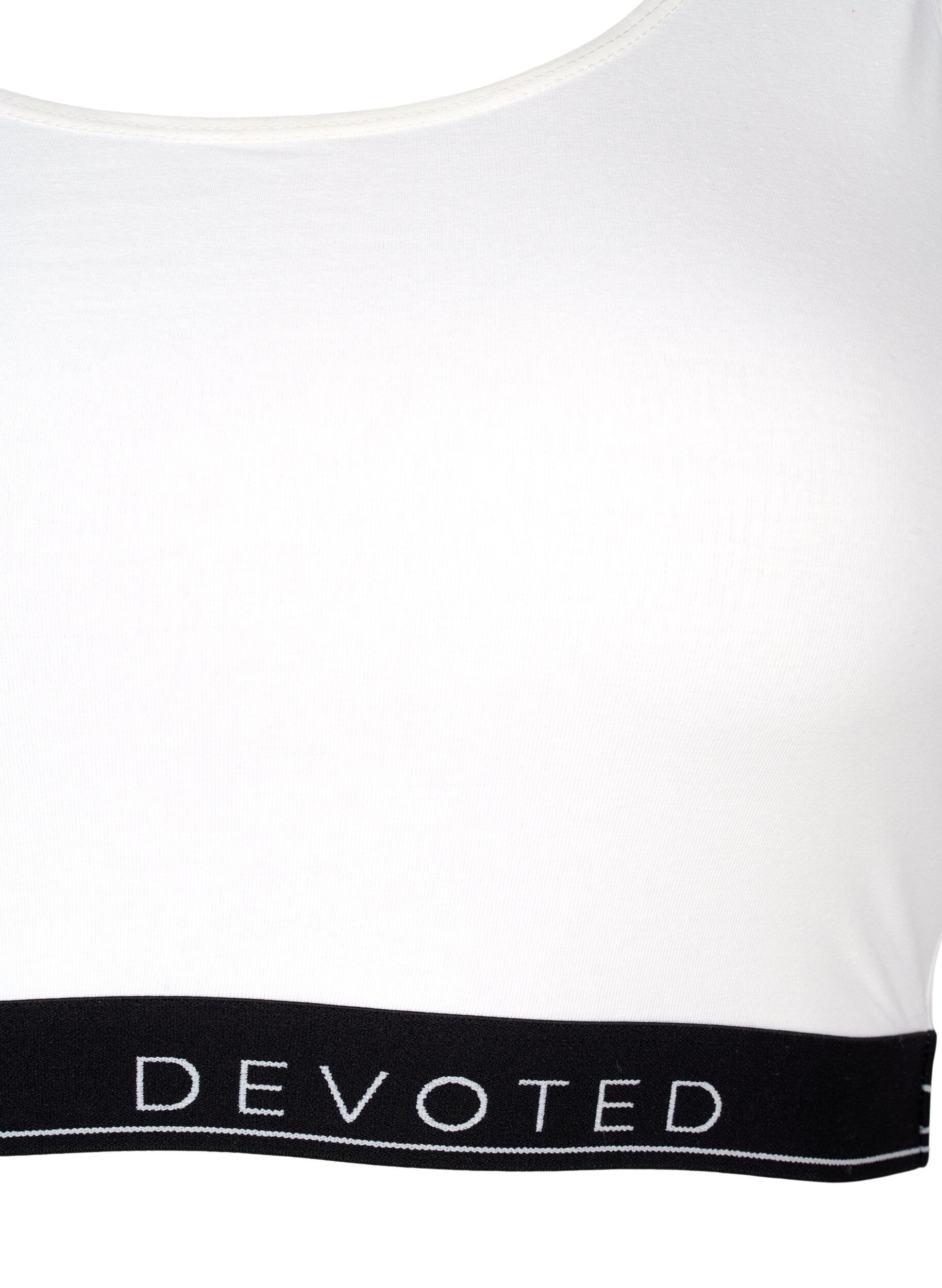 ZizziKatoenen beha met verstelbare bandjes, Wit, Packshot image number 2