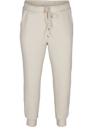Pantalon avec poches et cordon de serrage, Sand, Packshot image number 0