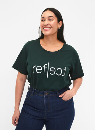 FLASH - T-shirt avec motif, Scarab Reflect, Model image number 0
