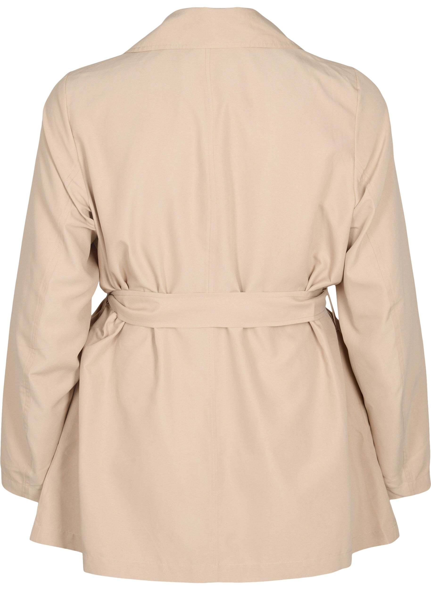 Zizzi Trench-coat avec ceinture et poches, Nomad, Packshot image number 1