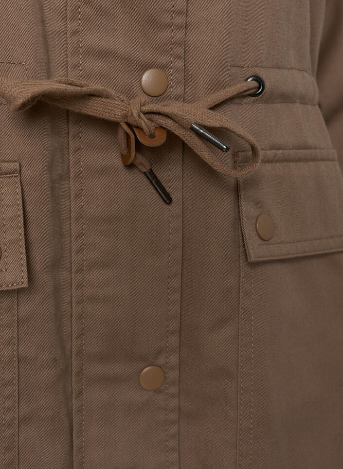 Lange parka met capuchon en zakken, Amphora, Packshot image number 3