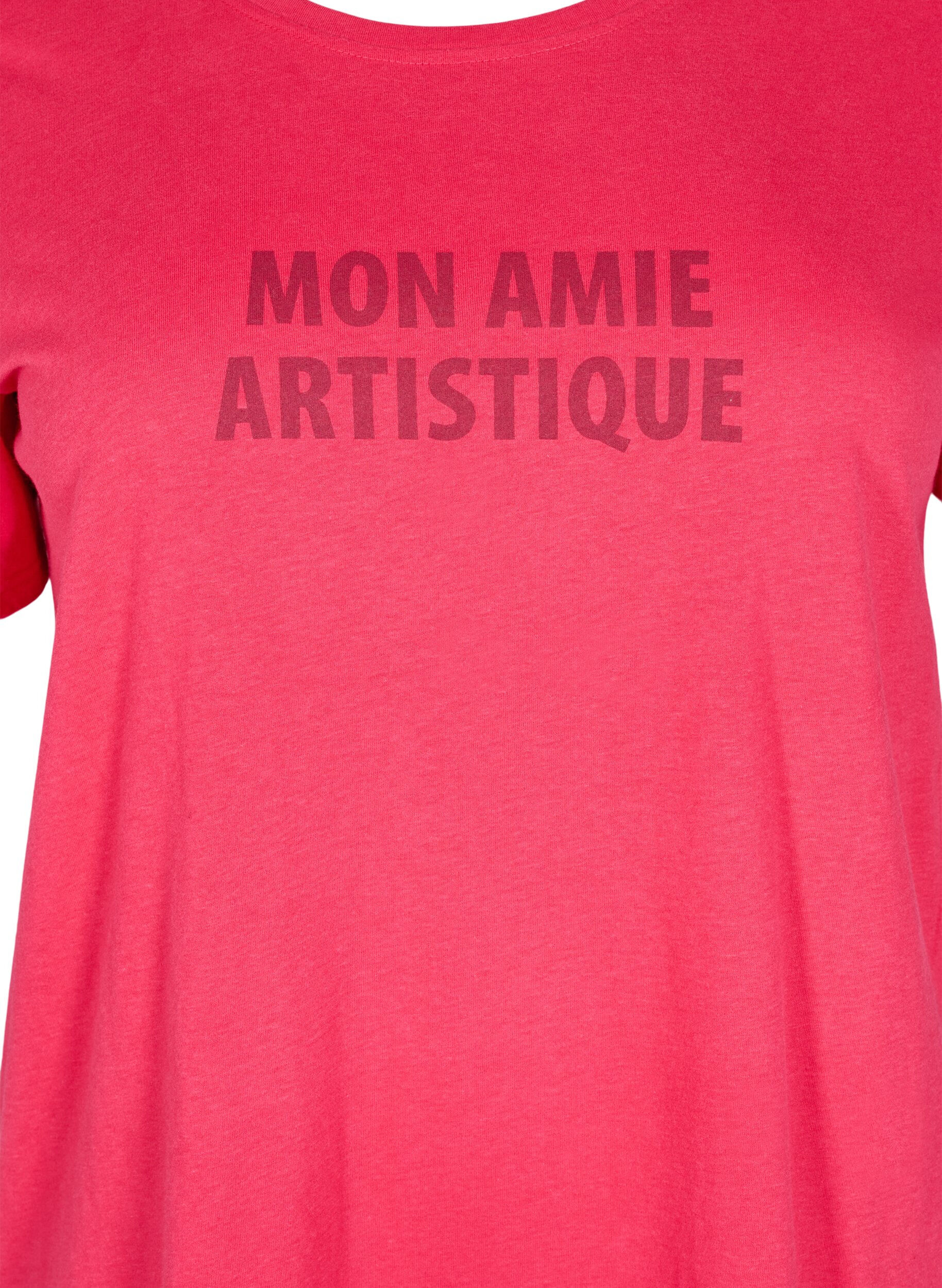 Zizzi FLASH &ndash; T-shirt avec motif, Rose, Packshot image number 2