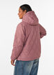 Veste l&eacute;g&egrave;rement matelass&eacute;e en losange, Rose, Model image number 2