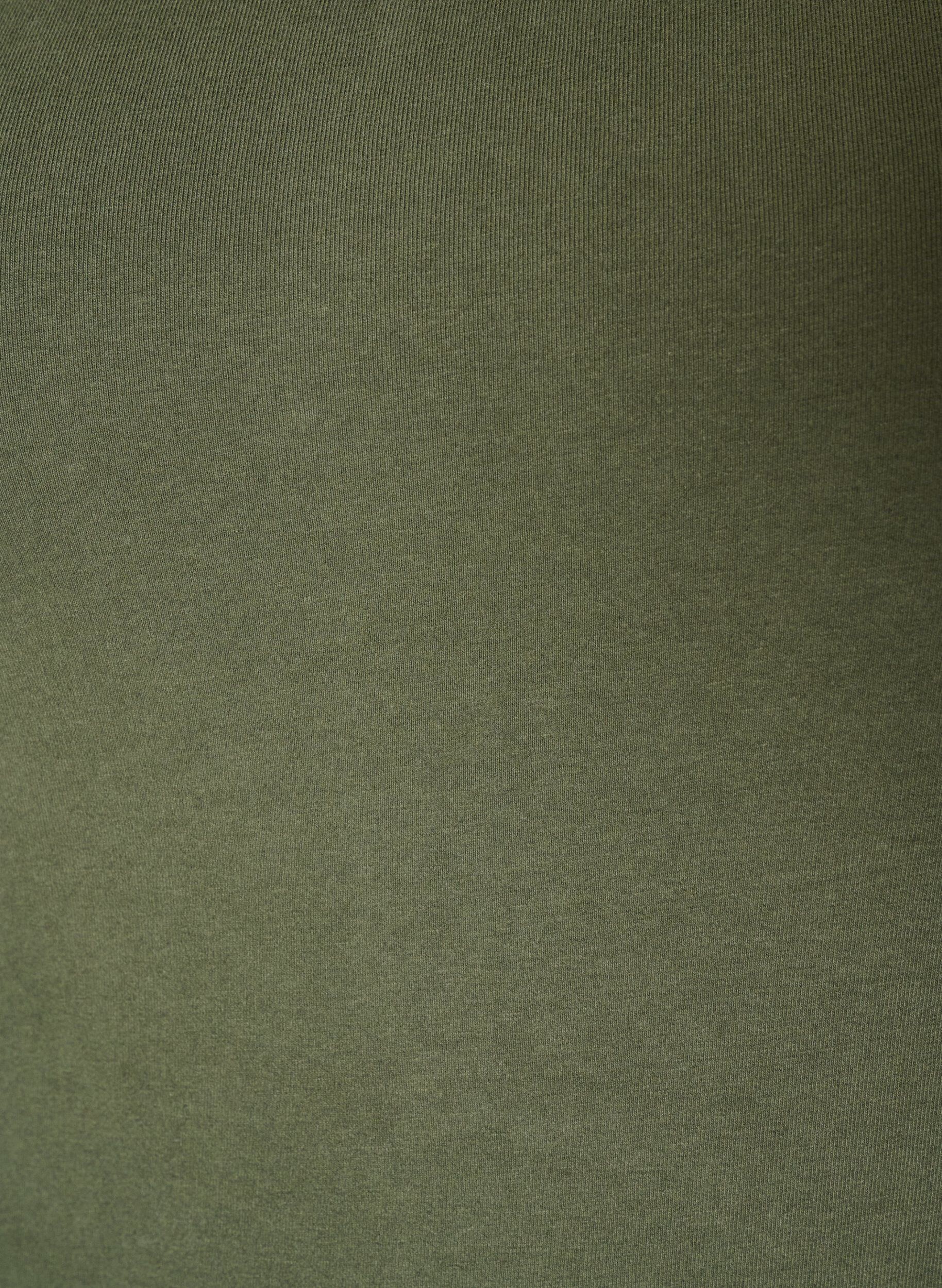 ZizziTop basic uni en coton, Vert, Packshot image number 2