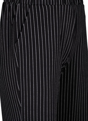 Pantalon ample avec longueur 7/8, Black White Stirpe, Packshot image number 2