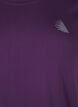 Slim fit sport T-shirt met ronde hals, Purple Pennant, Packshot image number 2