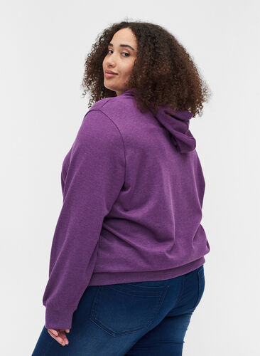 Sweatshirt avec citation, Majesty Mel, Model image number 1