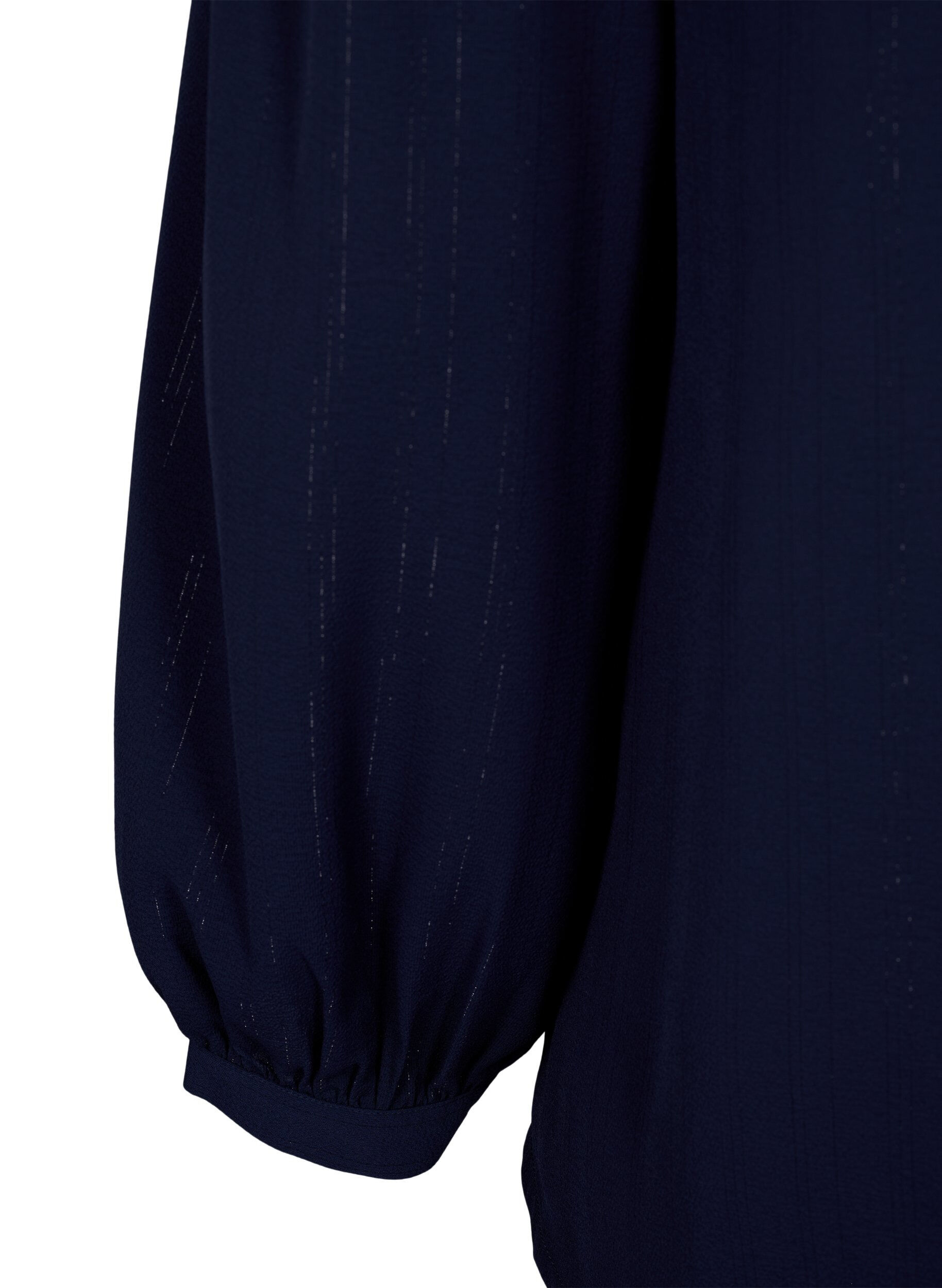 ZizziBlouse met zilveren glitter, Blauw, Packshot image number 3