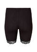 Short de cyclisme avec bordure en dentelle, Noir, Packshot image number 1