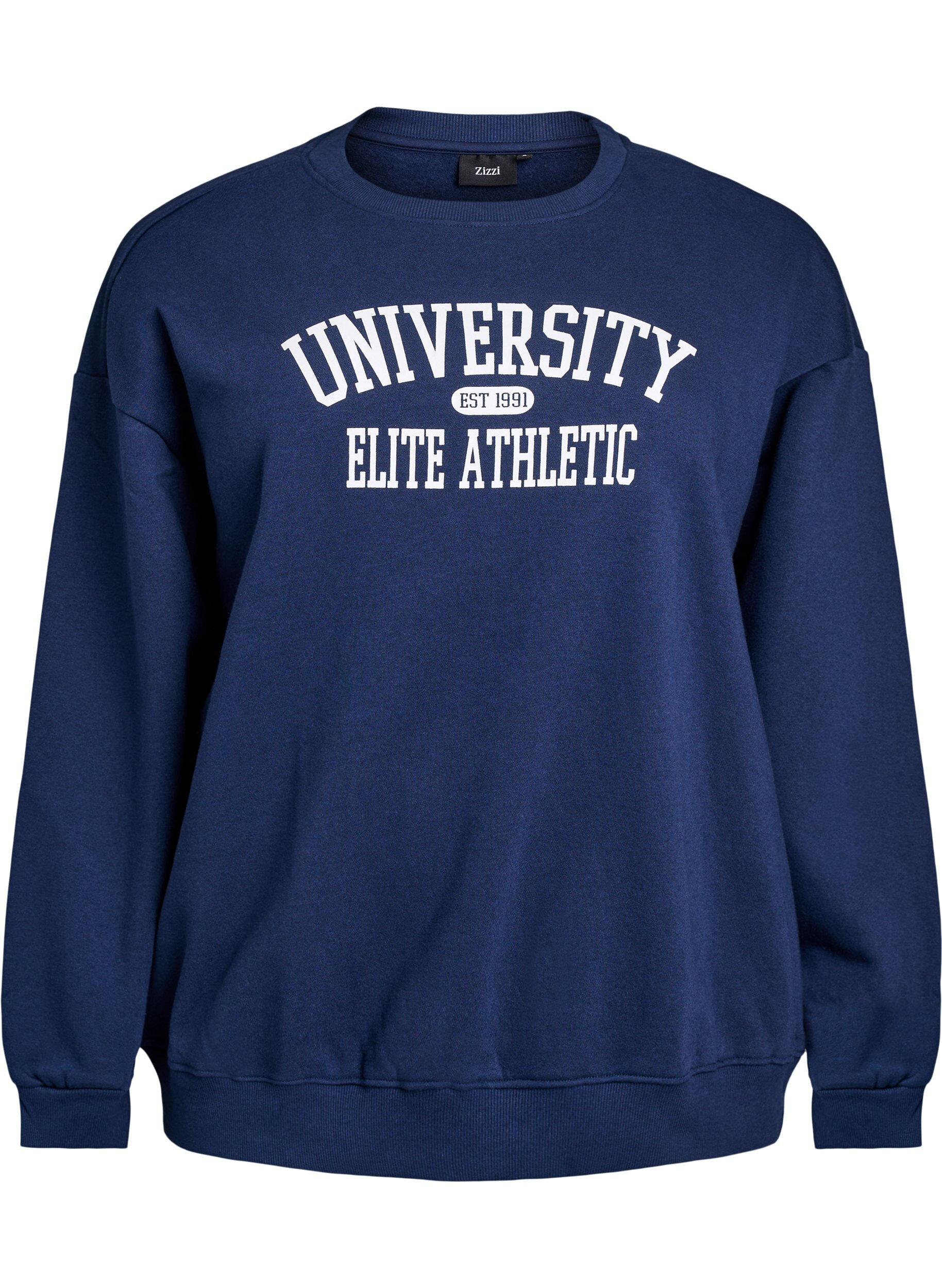 Het sweatshirt met tekstprint