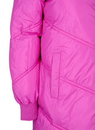 Longue veste polaire d'hiver, Rose Violet, Packshot image number 3