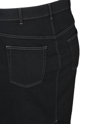 Strakke spijkerrok, Black, Packshot image number 3