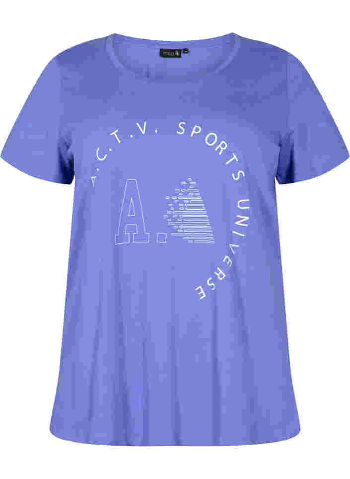T-shirt de sport avec imprimé, Very Peri A.C.T.V, Packshot image number 0